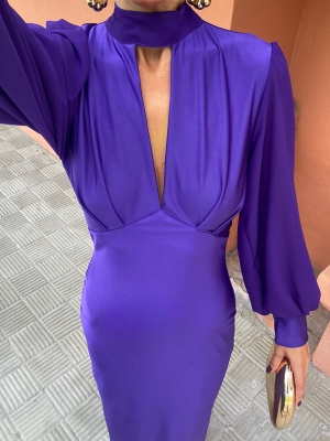 Vestido Mónaco Morado