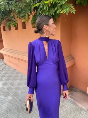 Vestido Mónaco Morado