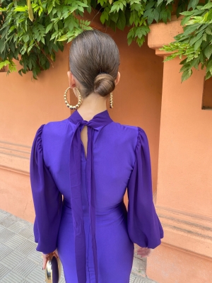 Vestido Mónaco Morado