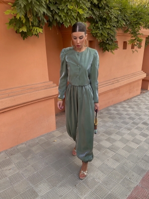 Conjunto Karenina Verdeagua/Pantalón