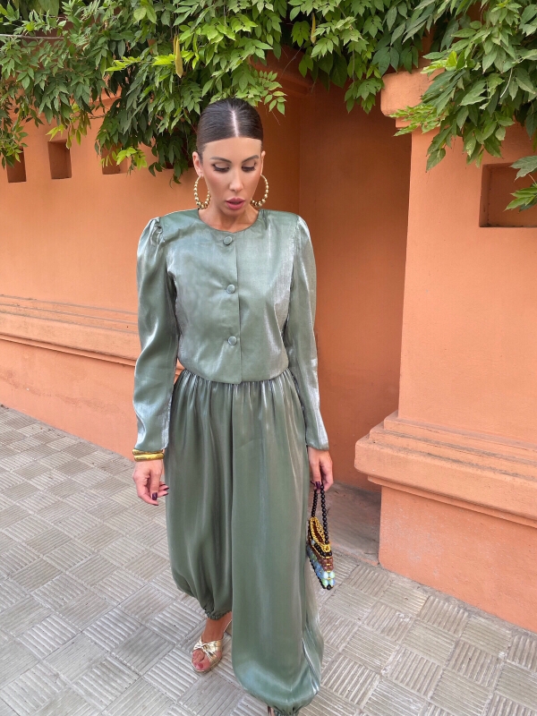 Conjunto Karenina Verdeagua/Pantalón