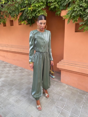Conjunto Karenina Verdeagua/Pantalón