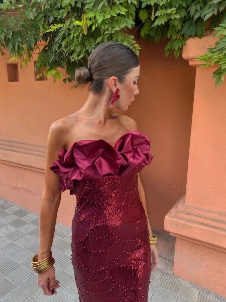 Vestido Glamour Garnet 2