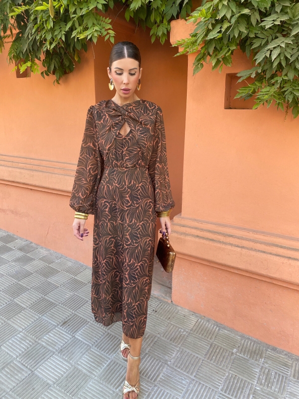 Vestido Desiré Brown