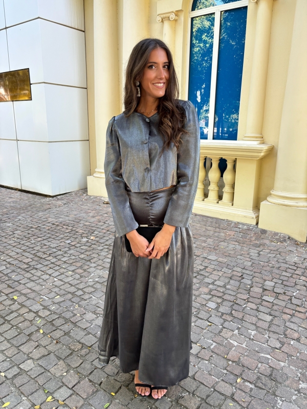 Conjunto / Saia Karenina Pearl Grey