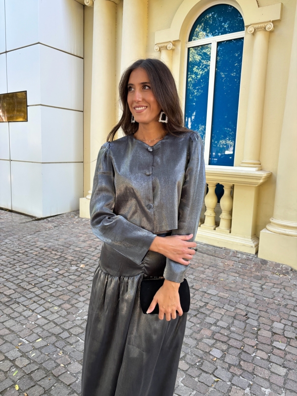 Conjunto / Saia Karenina Pearl Grey