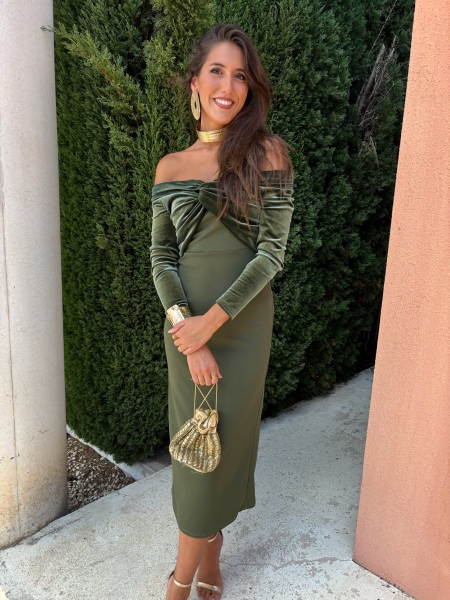 Robe Santa Cruz Velvet Dry Green