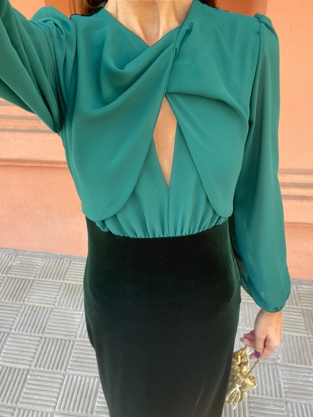 Abito verde Vedruna 2