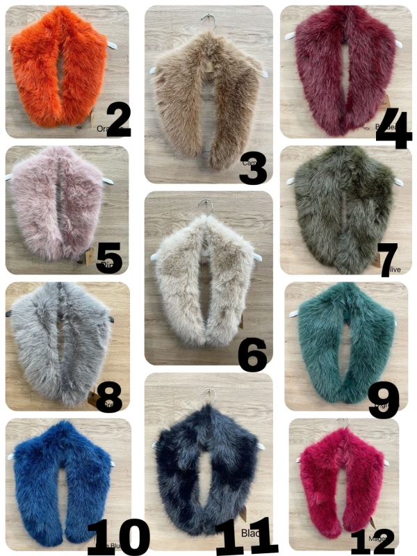 Collier en cheveux synthétiques