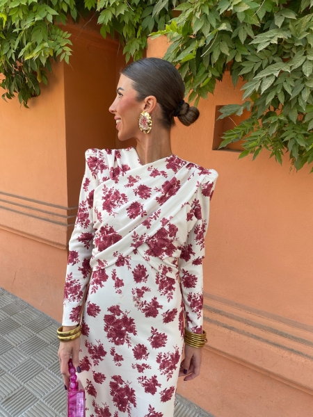 Vestido Erika Crema 2