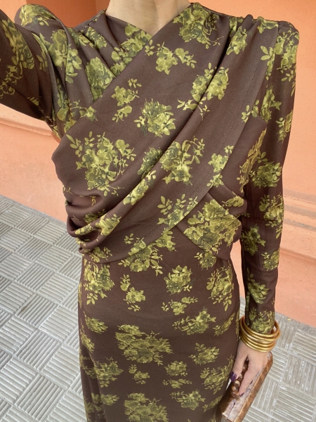 Vestido Erika Marrón 2