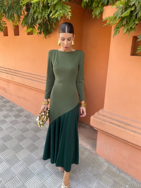 Vestido Longoria Verde/Oliva