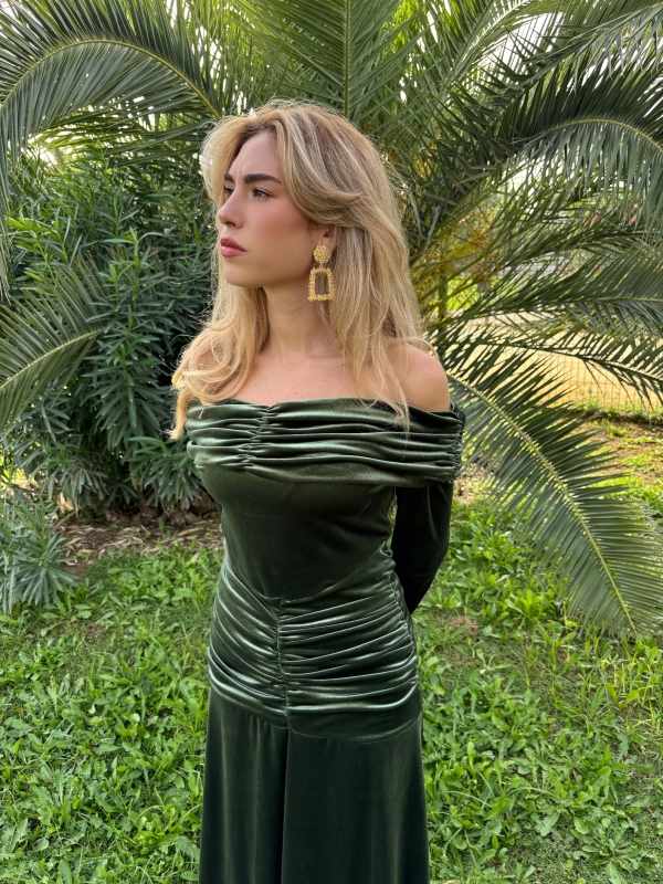 Robe verte Abigail