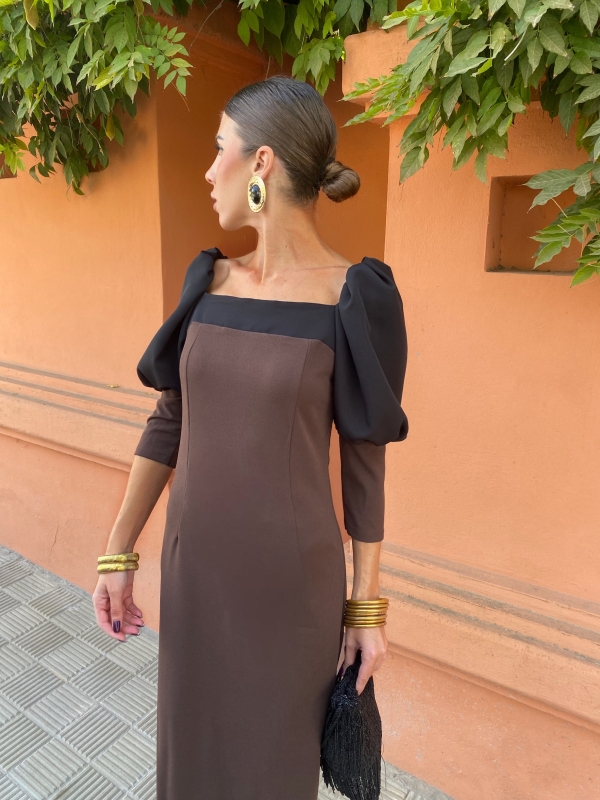 Vestido Enriqueta Brown