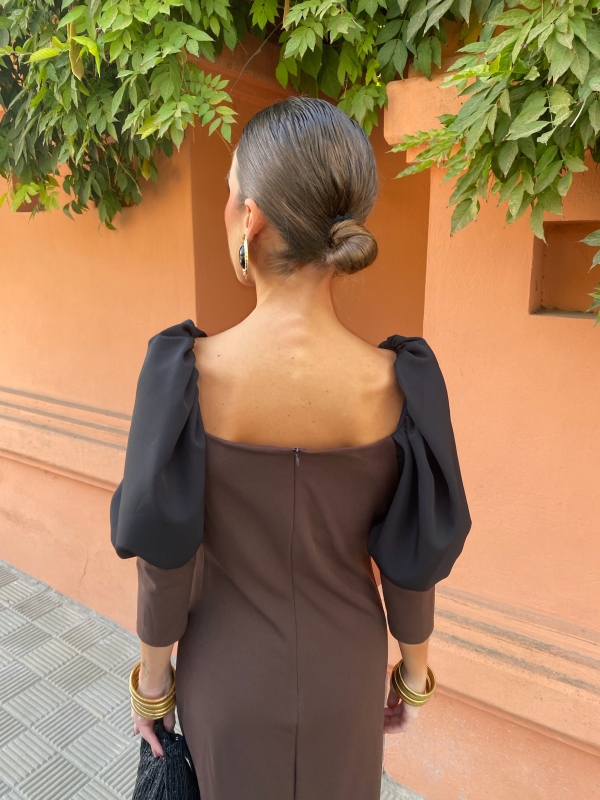 Vestido Enriqueta Brown
