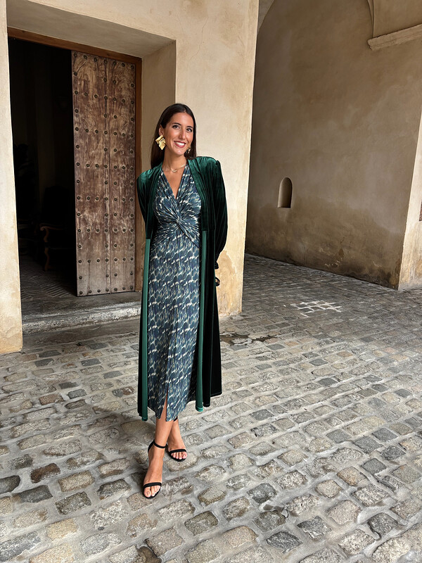 Vestido Biarritz Verdoso