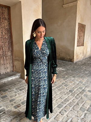 Vestido Biarritz Verdoso