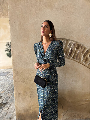 Vestido Biarritz Verdoso