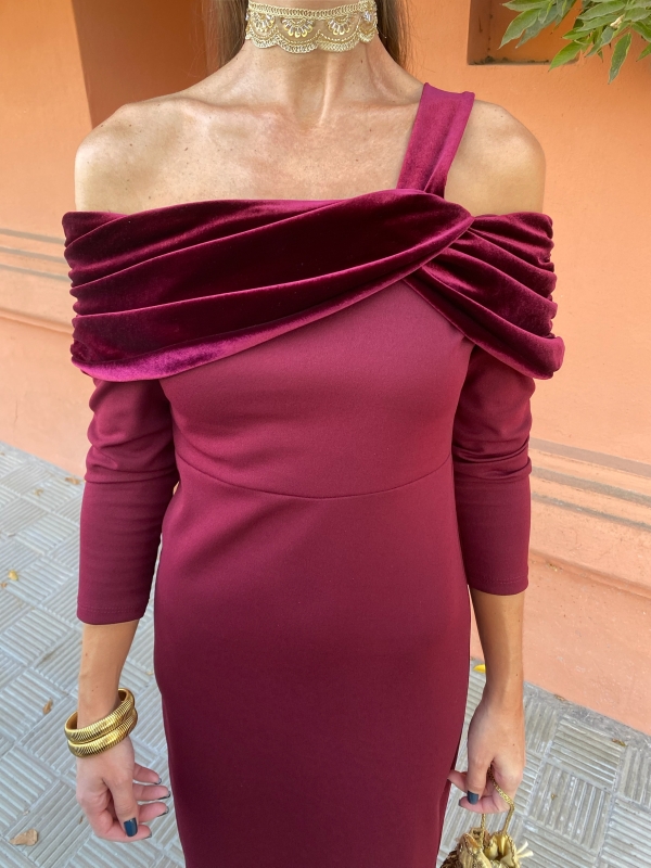 Vestido Bernarda Garnet