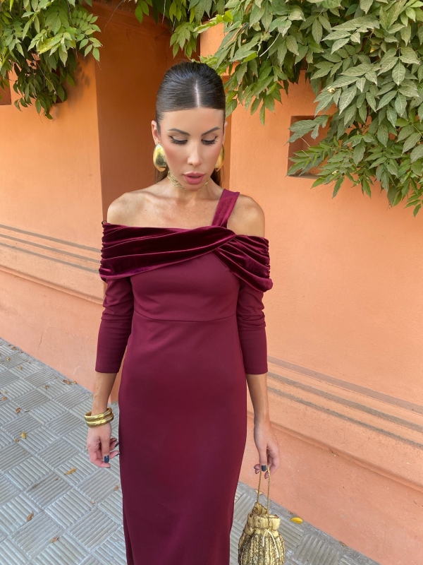 Vestido Bernarda Garnet