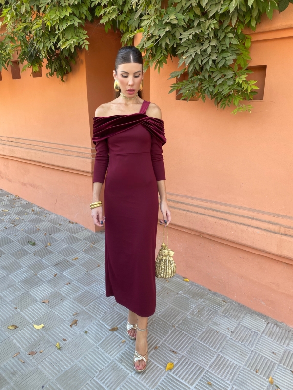 Vestido Bernarda Garnet