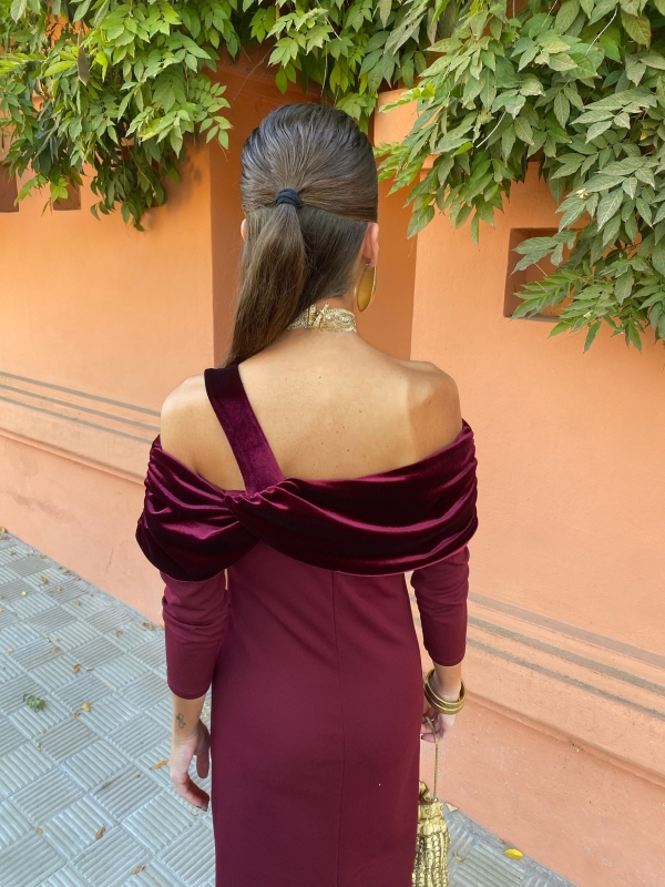 Vestido Bernarda Garnet