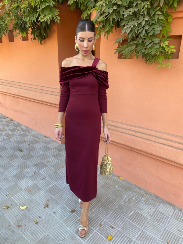 Vestido Bernarda Garnet