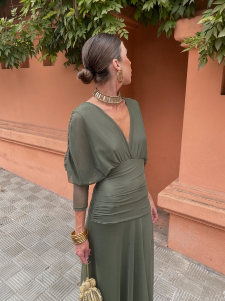 Vestido verde seco Uyoa 2