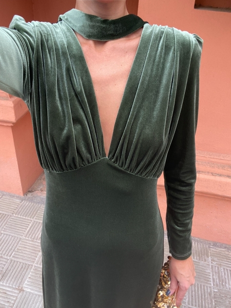 Vestido Green Velvet