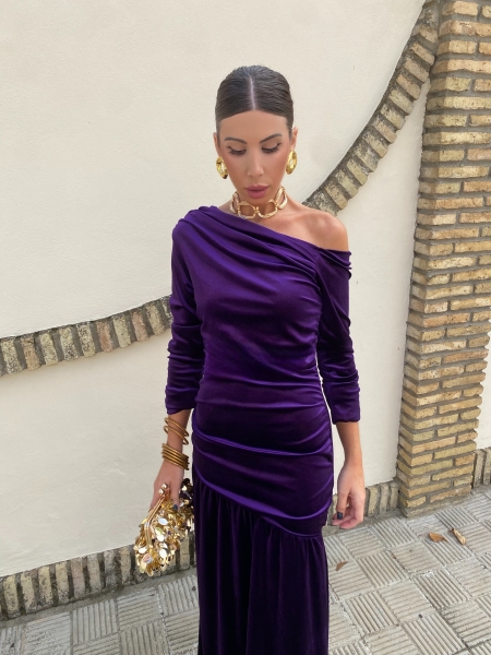 Vestido Brigida Morado 2