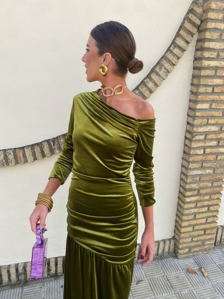 Vestido Brigida Pistacho