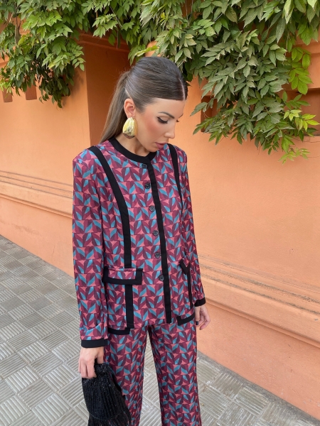 Conjunto Nicole Malva/Azul 2