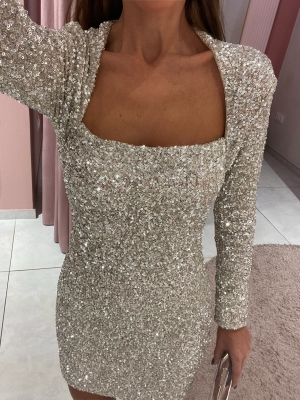 Frizzante Silver Dress