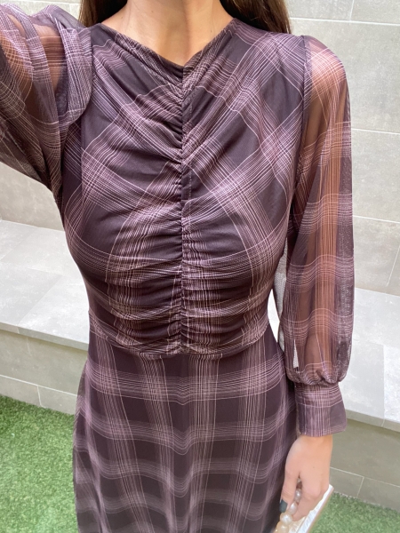 Vestido castanho Escócia 2