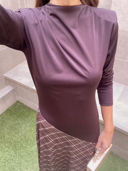 Vestido castanho Albarracín 2