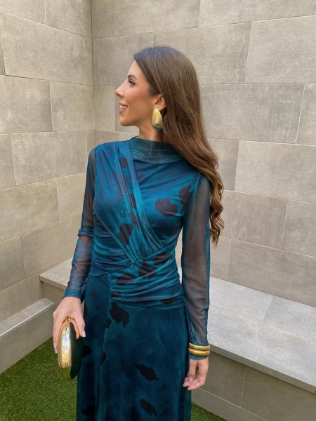 Abito Cabildo Blu/Verde