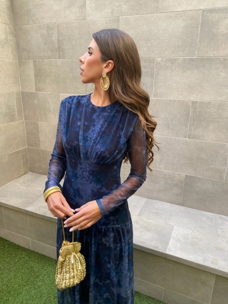 Vestido Diana Azul 2