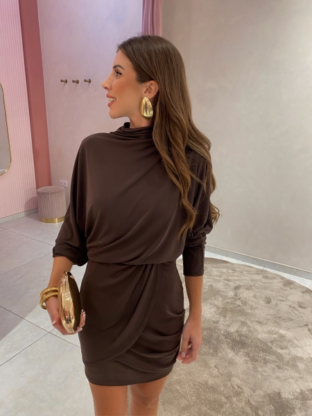 Vestido Farándula Marrón 2