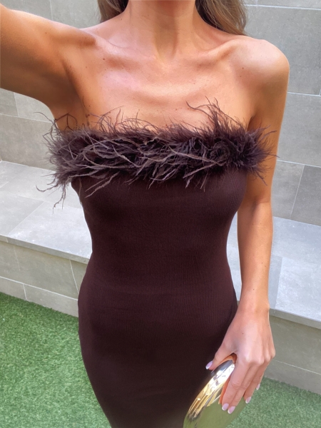 Vestido Occa Marrón