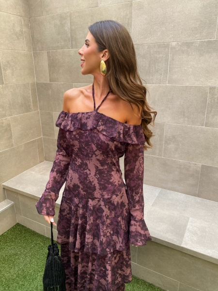 Robe mauve Narcisa