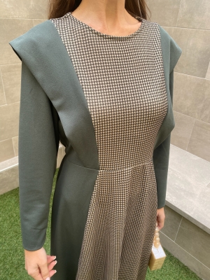 Fatima Dry Green Dress