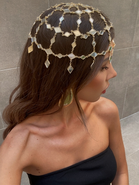 Cappuccio a specchio (2 colori)