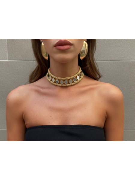 Girocollo a rombi specchiati 2