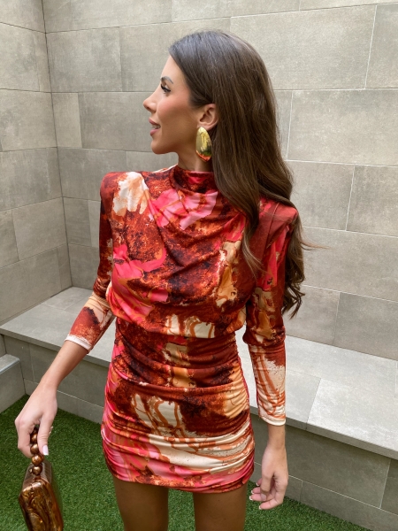 Noemí Reddish Dress