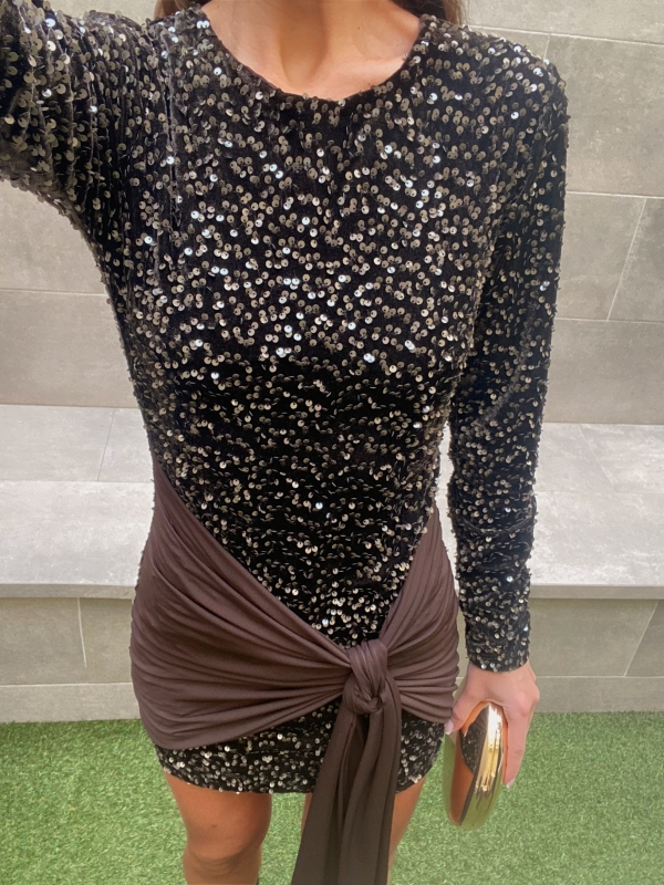 Vestido Lauren Marrón