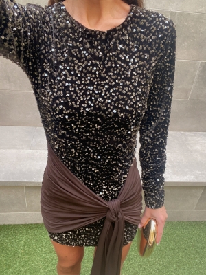 Vestido Lauren Marrón
