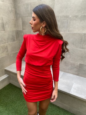 Iconno - Robe rouge unie