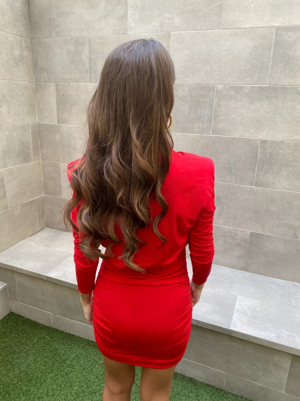 Iconno - Robe rouge unie