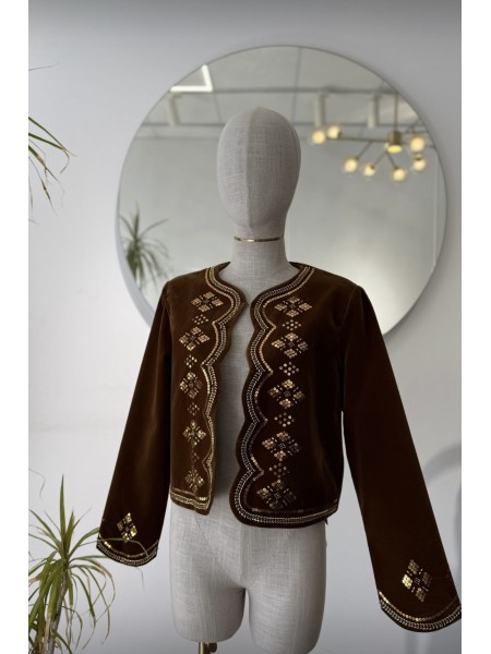 Giacca Goltier Marrone 2