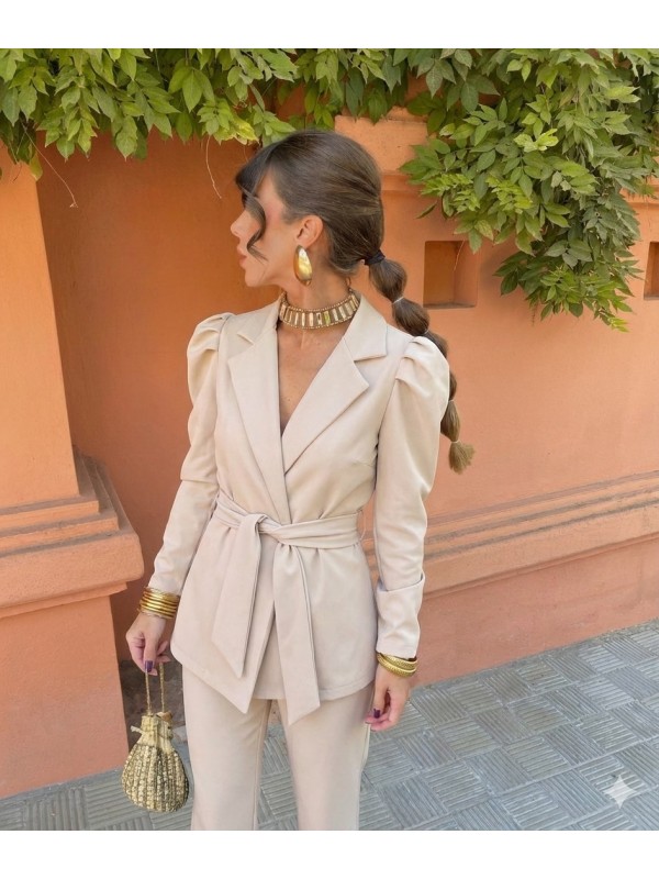 Conjunto Tebas Beige